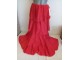 Nova crvena  duza 3 karnera suknja/haljina S/M slika 3